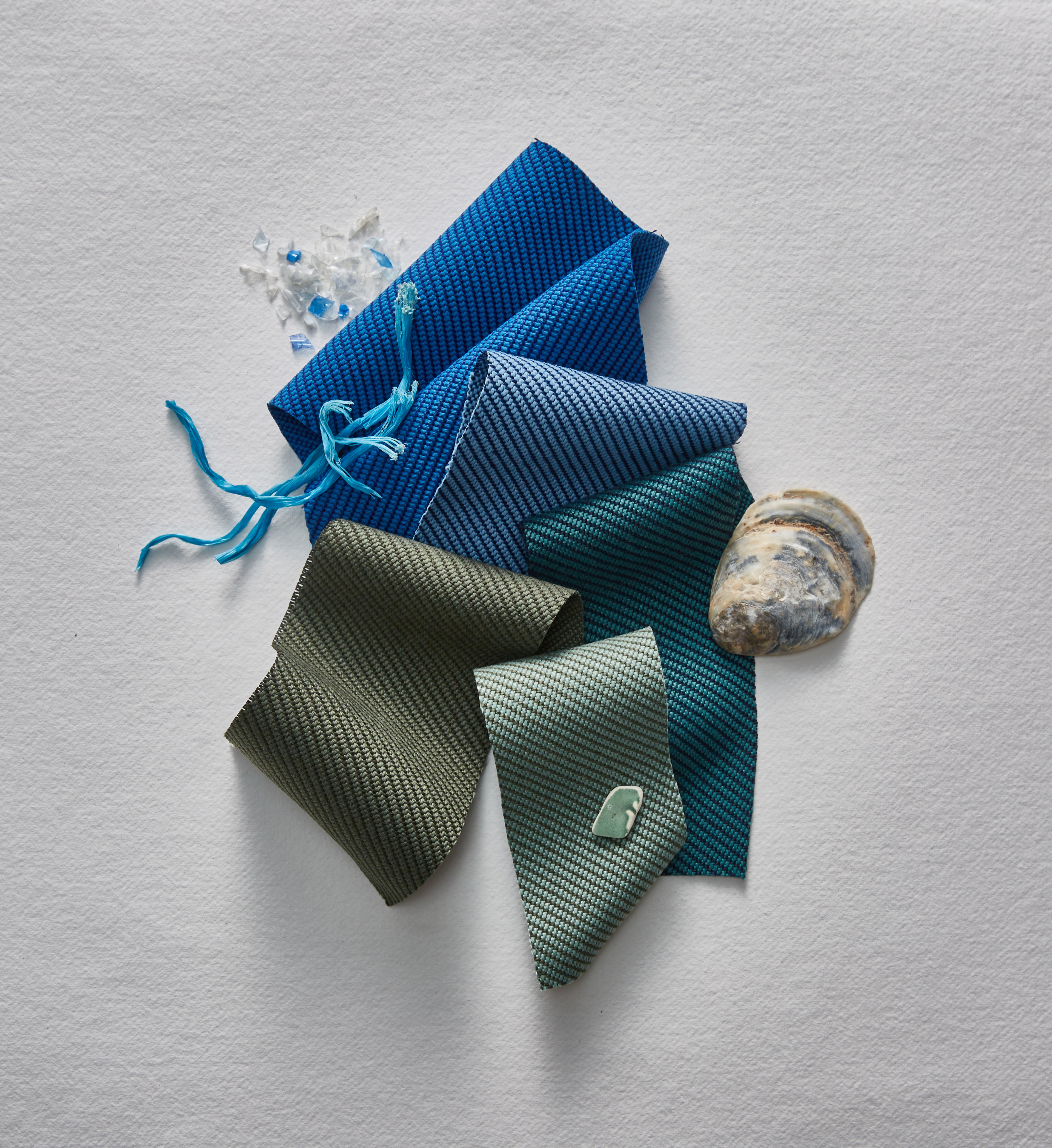 Oceanic Blue Flatlay