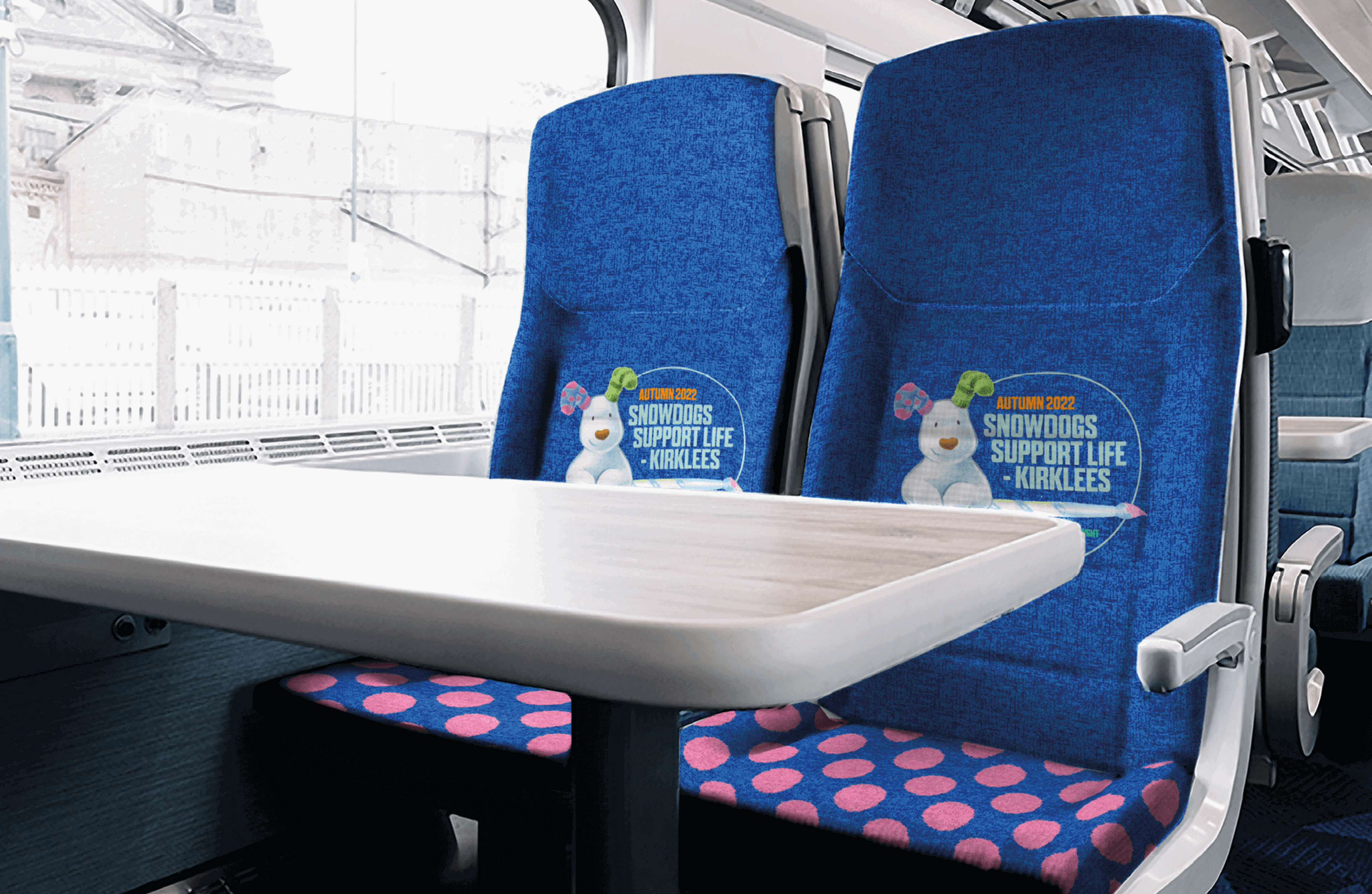 Camira and TransPennine Express bring Snowdogs to train rides across Kirklees