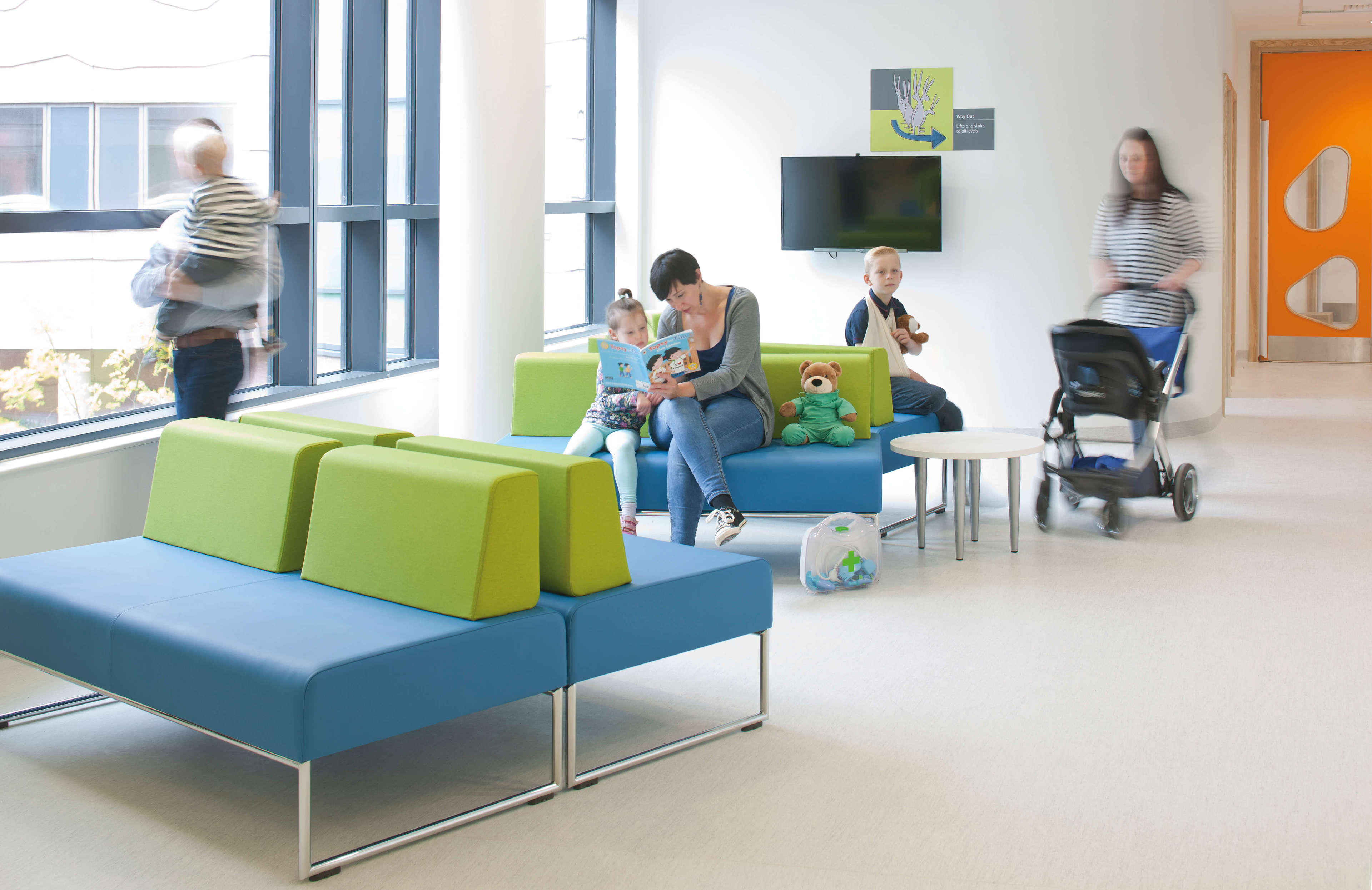 Alder Hey Children's Hospital BDP Vita And Halycon Fabric. Photography By David Barbour VITA