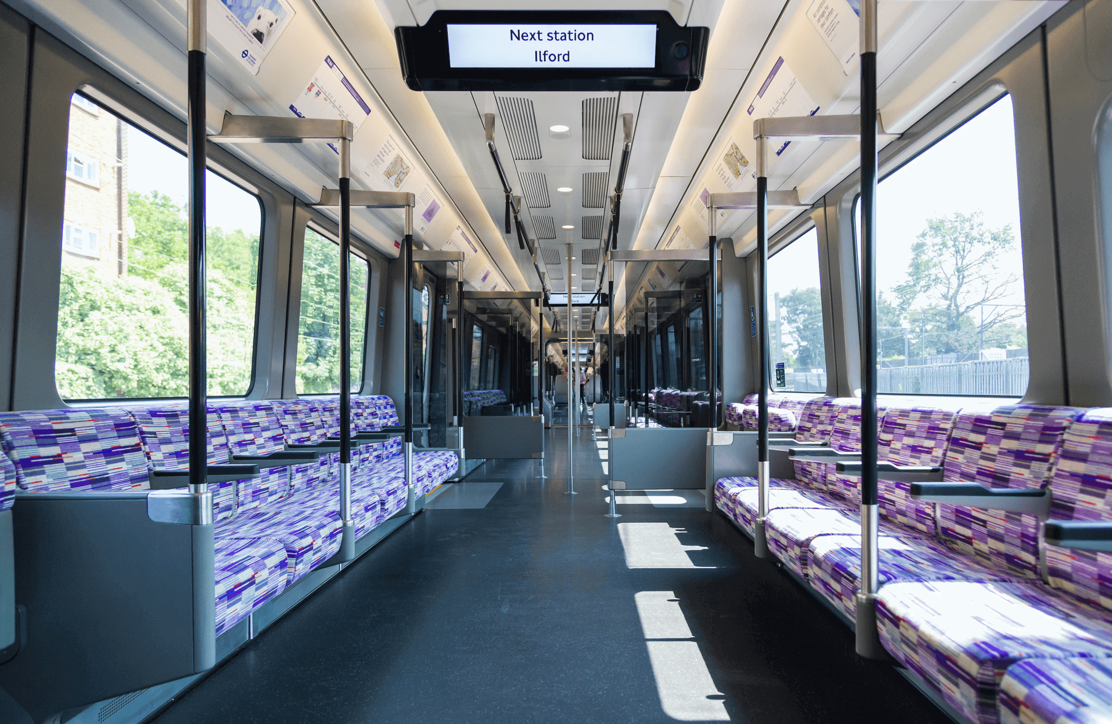 Camira moquette featured on Transport for London's Elizabeth Line
